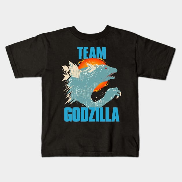 Godzilla vs Kong - Official Team Godzilla Kids T-Shirt by Pannolinno